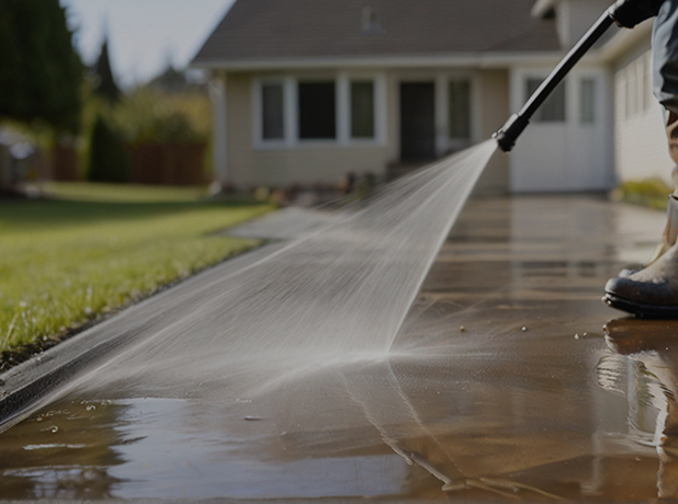 Driveway and Patio Pressure Washing